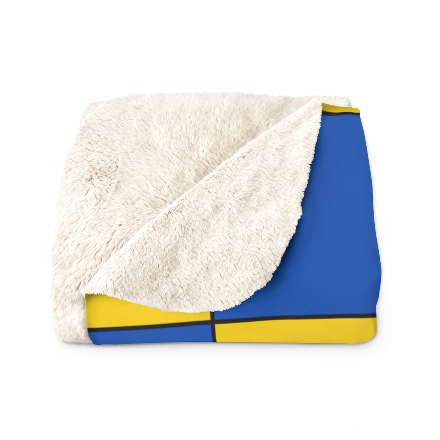 Ukraine Retro Check Blanket Throw