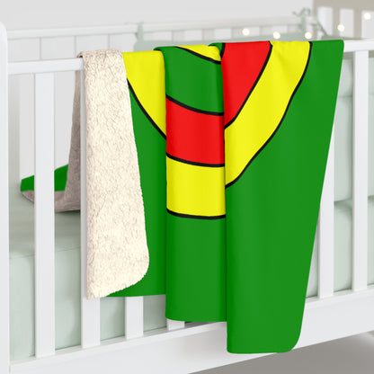Guinea Retro Target Blanket Throw