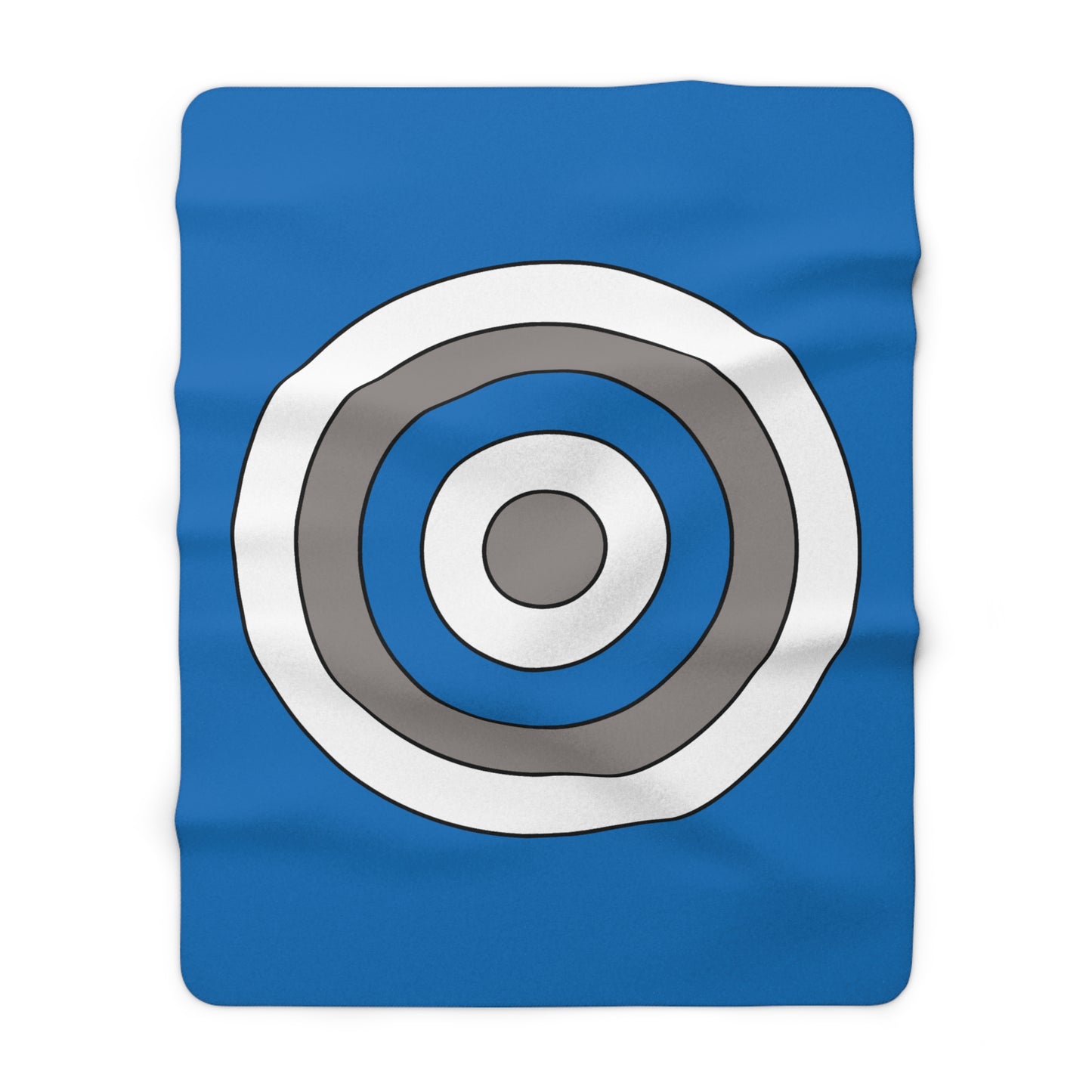Northern Mariana Islands Retro Target Blanket Throw