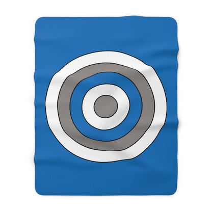 Northern Mariana Islands Retro Target Blanket Throw