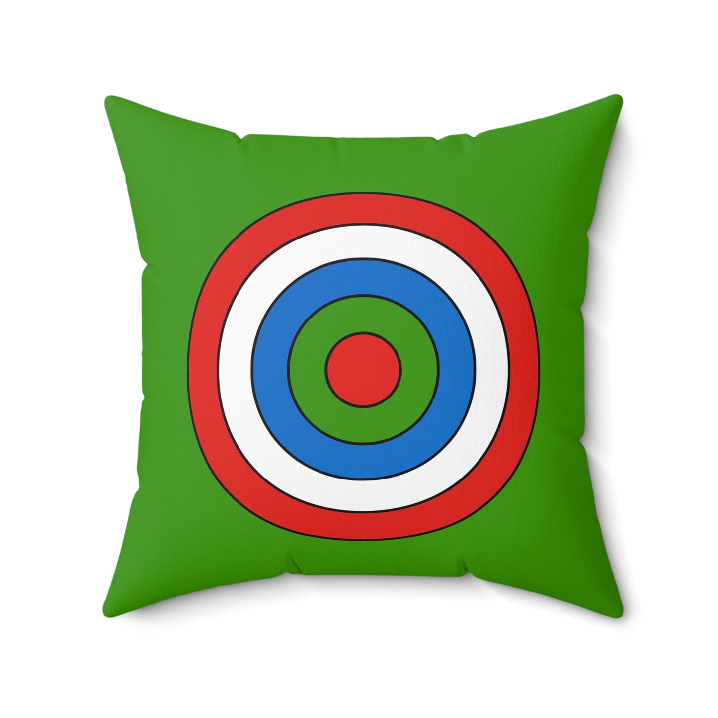 Equatorial Guinea Retro Target Cushion Pillow