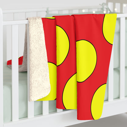 China Retro Polka Dots Blanket Throw