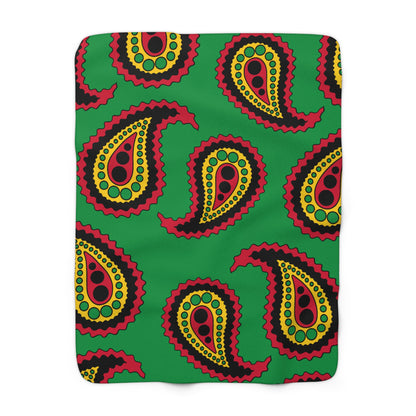 Vanuatu Retro Paisley Blanket Throw