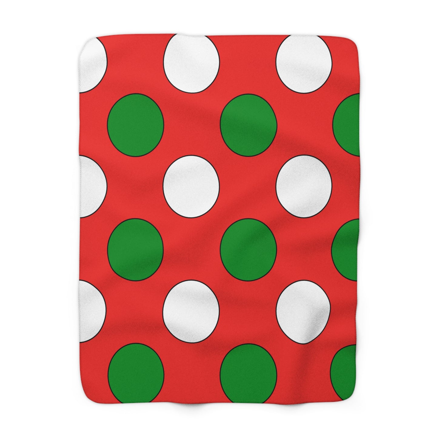 Oman Retro Polka Dots Blanket Throw