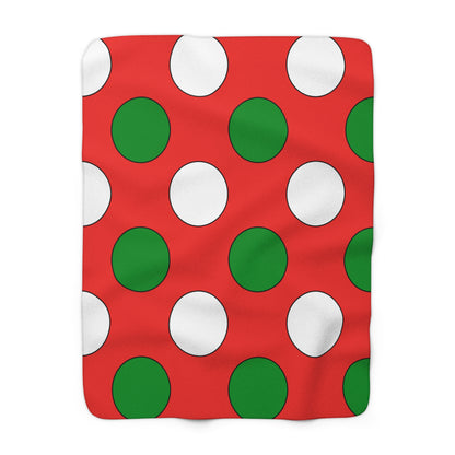Oman Retro Polka Dots Blanket Throw