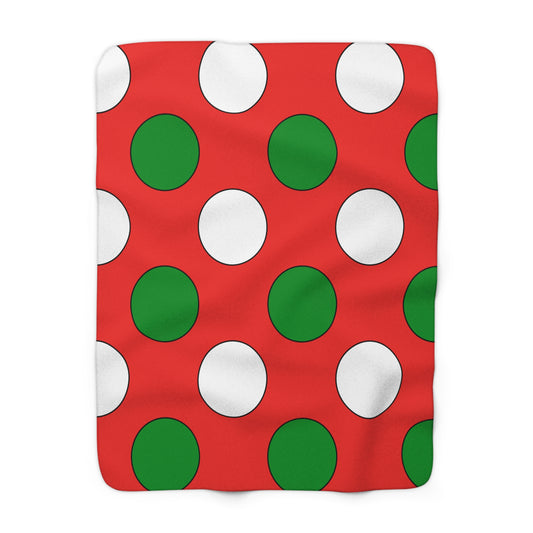Oman Retro Polka Dots Blanket Throw