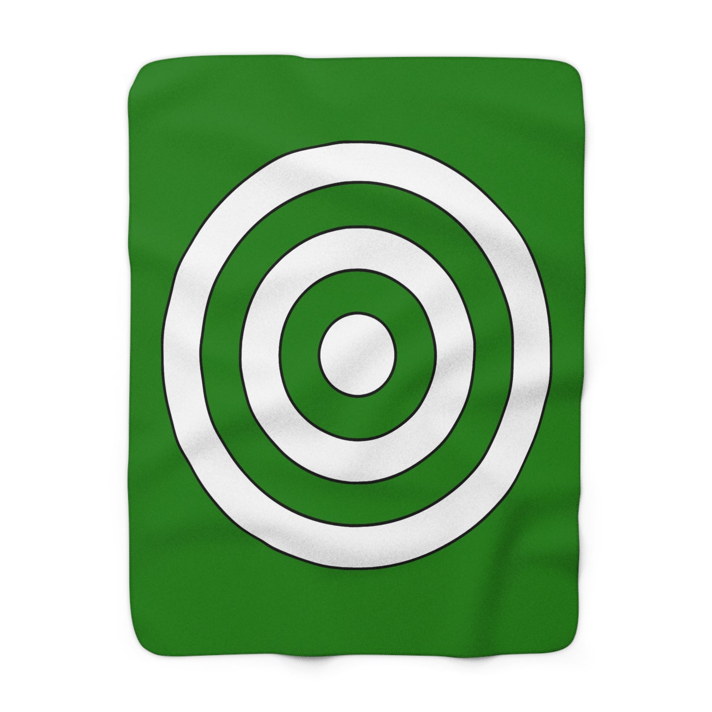 Norfolk Island Retro Target Blanket Throw