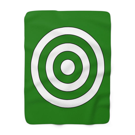 Norfolk Island Retro Target Blanket Throw
