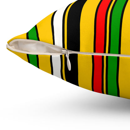 Mozambique Retro Stripes Cushion Pillow