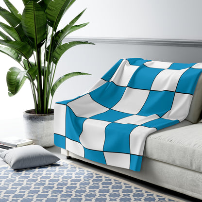 Galicia Retro Check Blanket Throw