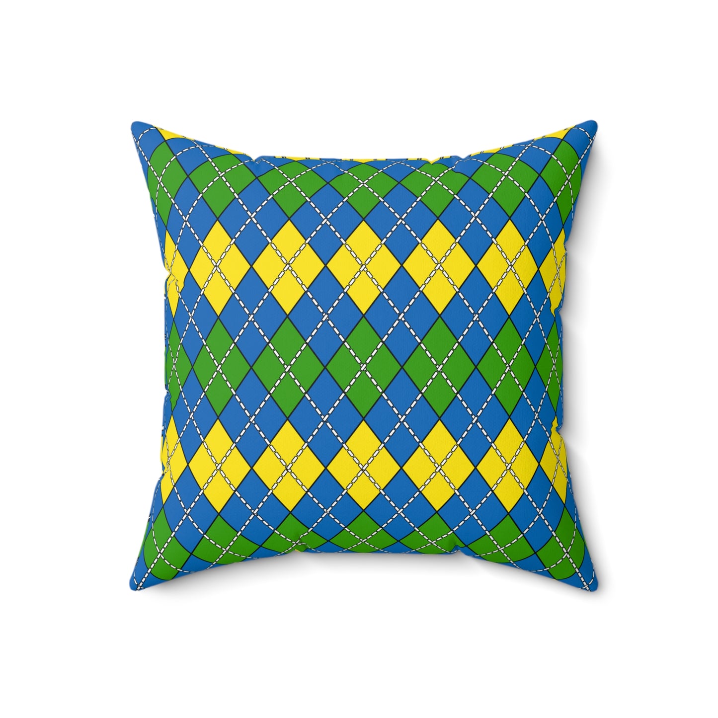 Gabon Retro Argyle Cushion Pillow