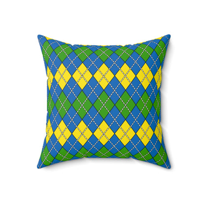 Gabon Retro Argyle Cushion Pillow