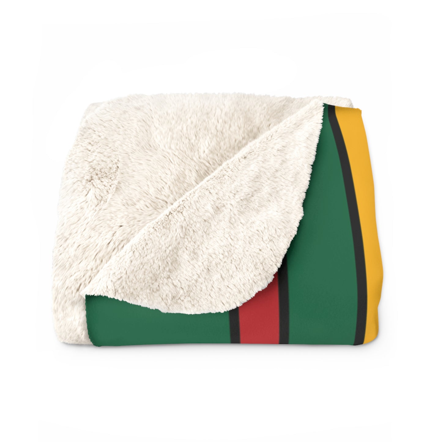 Lithuania Retro Stripes Blanket Throw