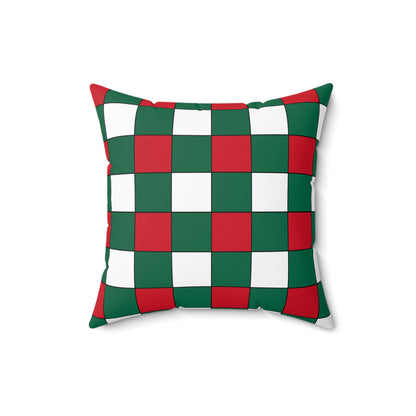 Mexico Retro Check Cushion Pillow