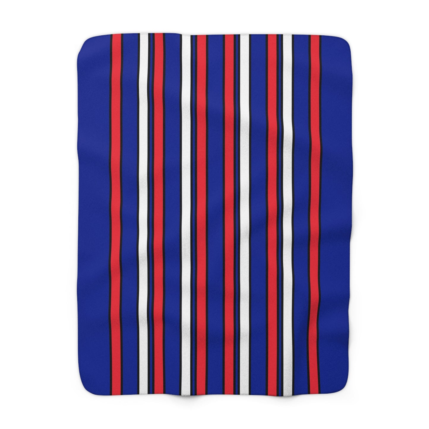 Sint Maarten Retro Stripes Blanket Throw