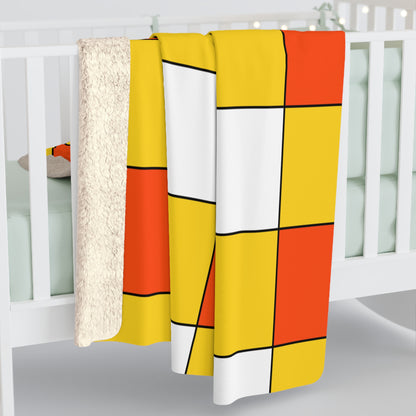 Bhutan Retro Check Blanket Throw
