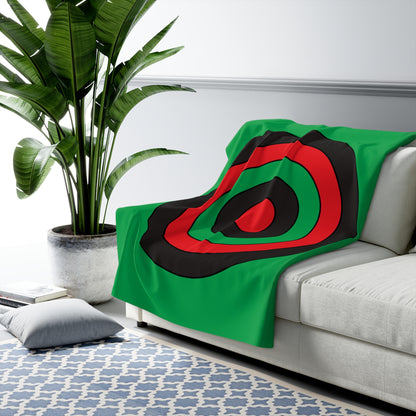 Martinique Retro Target Blanket Throw
