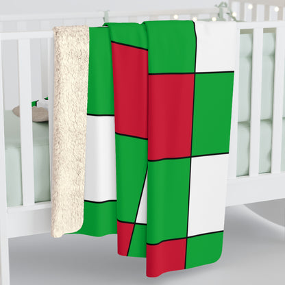 Wales Retro Check Blanket Throw