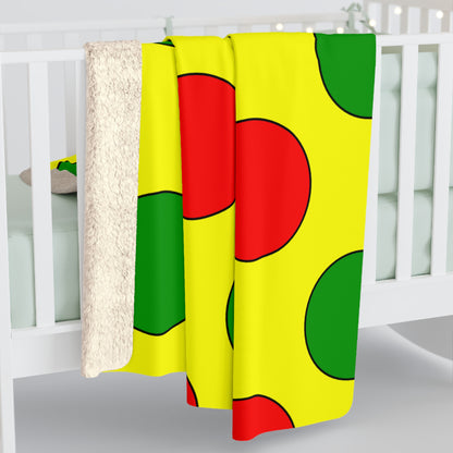 Mali Retro Polka Dots Blanket Throw