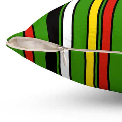 Guyana Retro Stripes Cushion Pillow