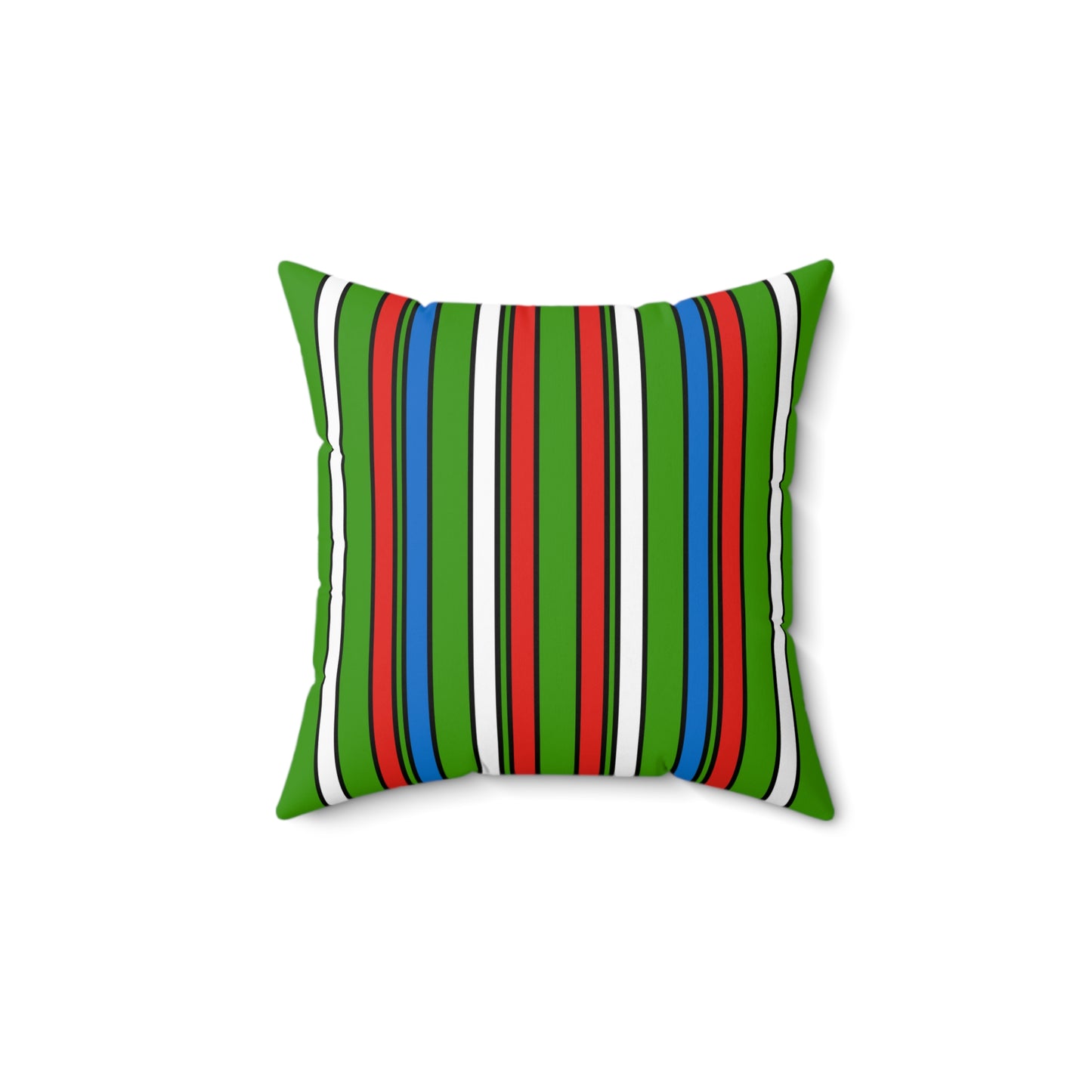 Equatorial Guinea Retro Stripes Cushion Pillow