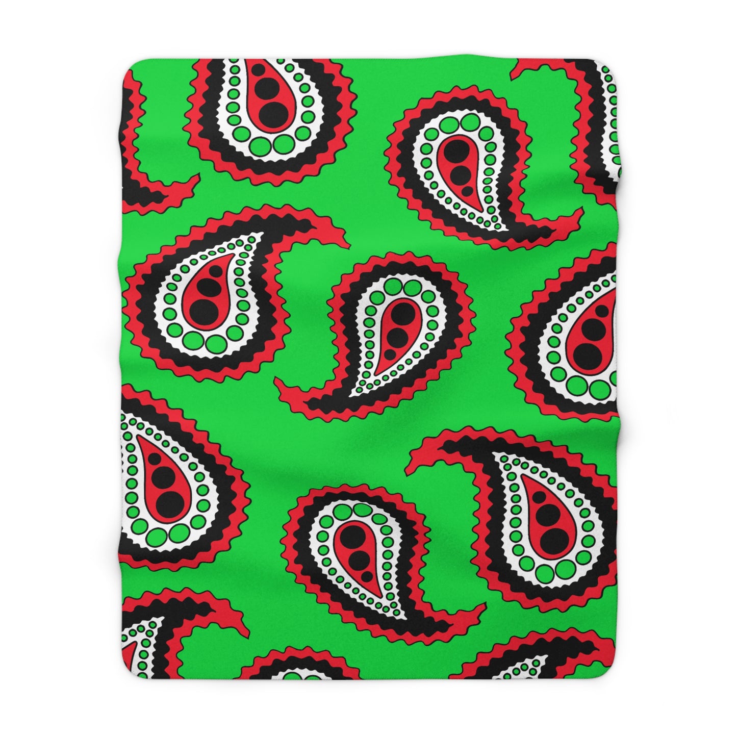 Kuwait Retro Paisley Blanket Throw