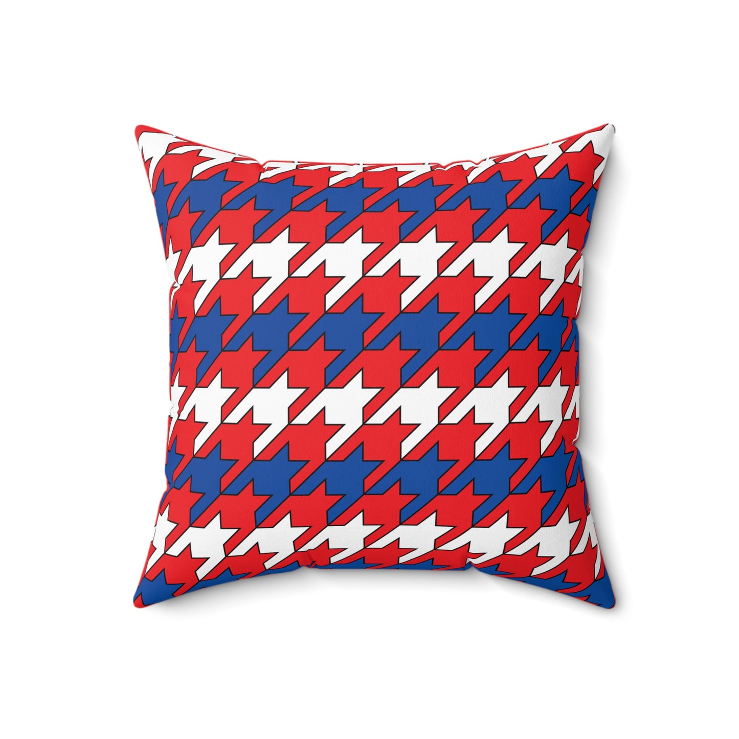 Slovakia Retro Houndstooth Cushion Pillow