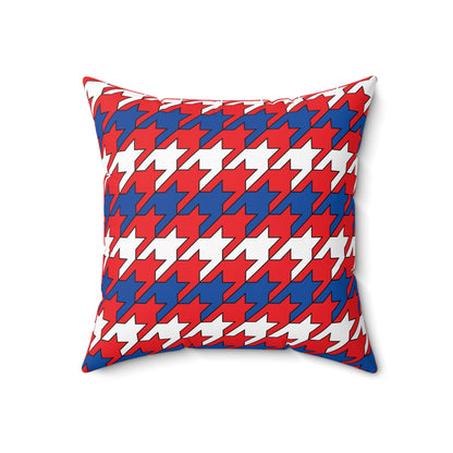 Slovakia Retro Houndstooth Cushion Pillow
