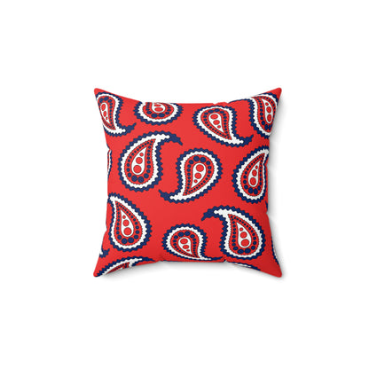 Svalbard And Jan Mayen Retro Paisley Cushion Pillow