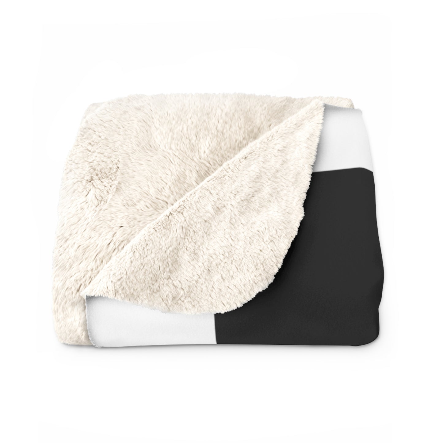 Black, White Retro Check Blanket Throw