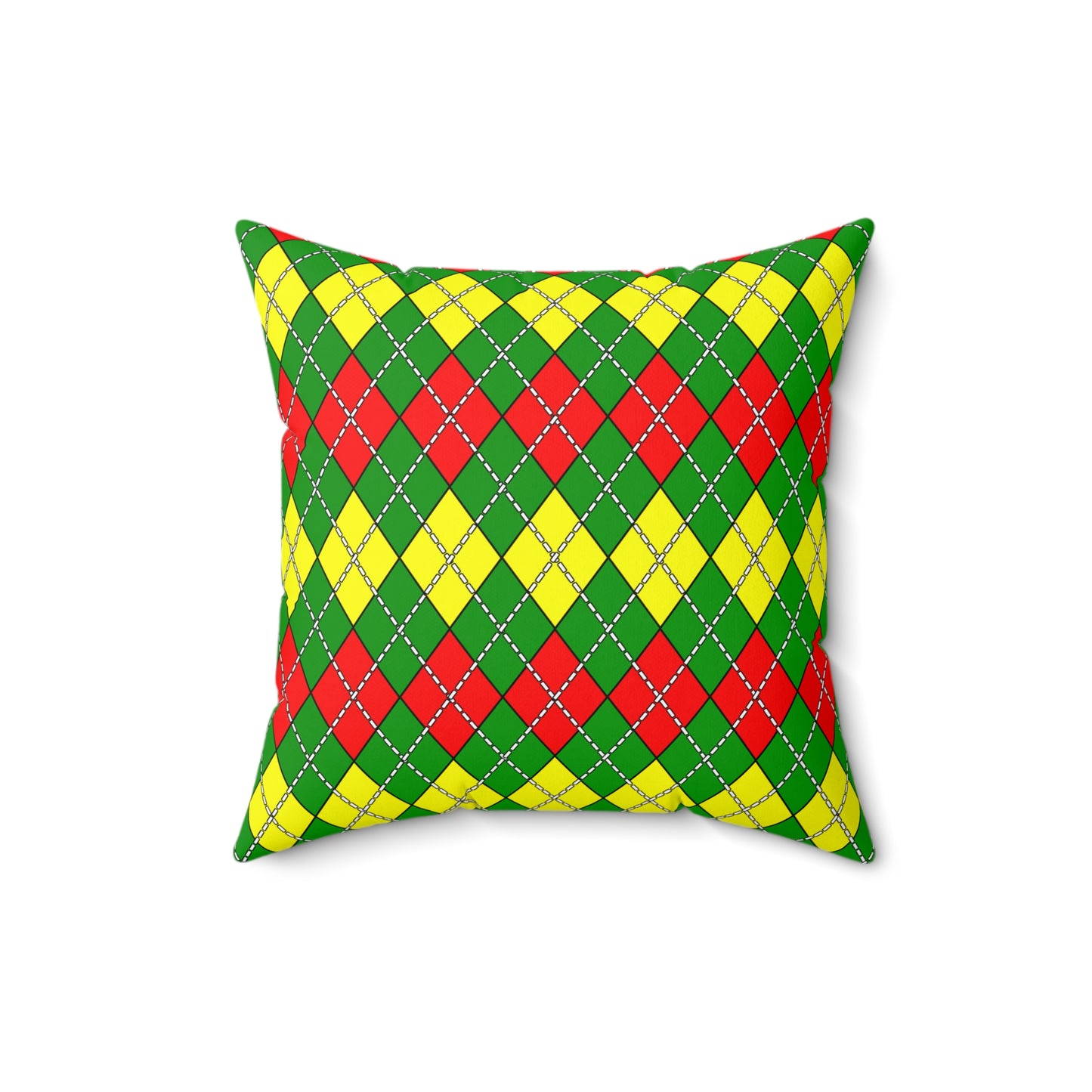 Guinea Retro Argyle Cushion Pillow