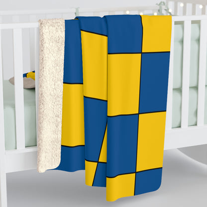 Sweden Retro Check Blanket Throw