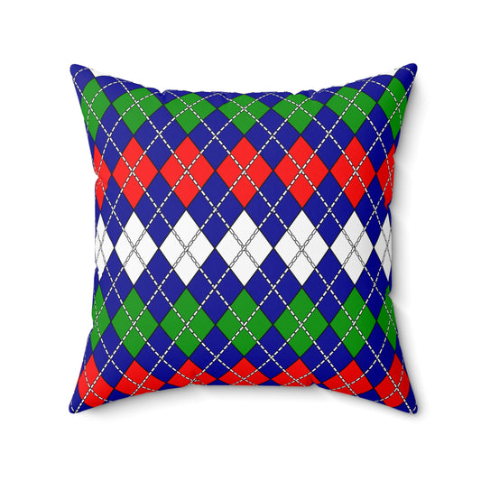 Gambia Retro Argyle Cushion Pillow
