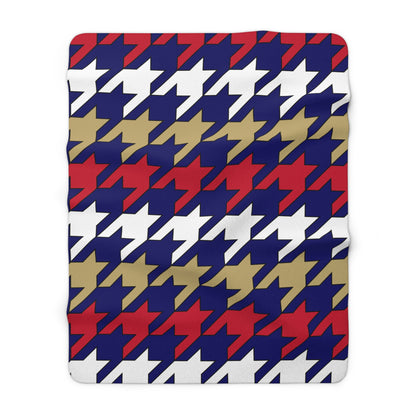 Saint Helena Retro Houndstooth Blanket Throw