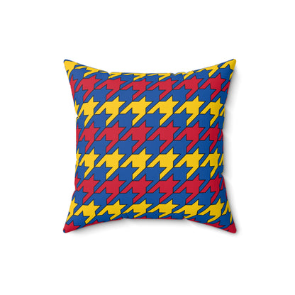 Aland Islands Retro Houndstooth Cushion Pillow