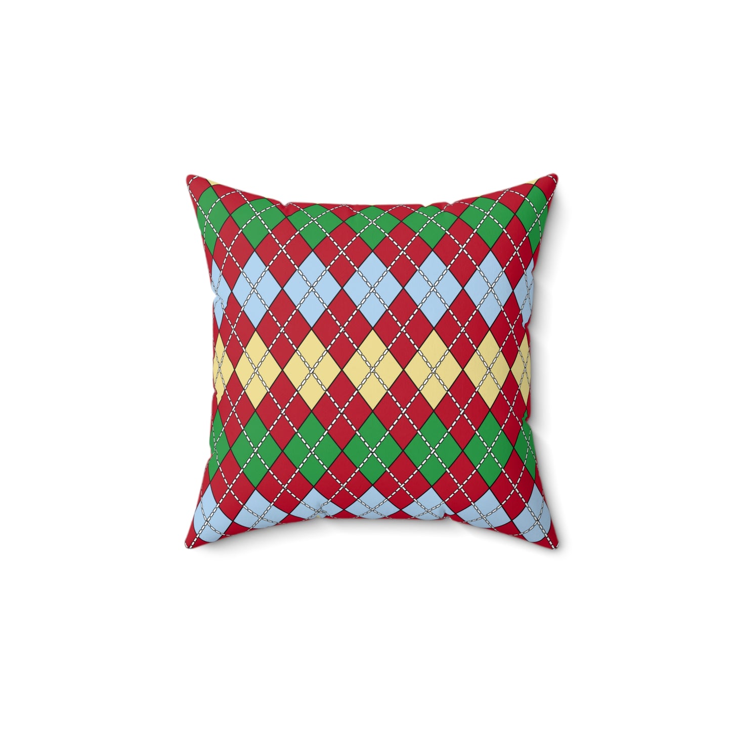 Eritrea Retro Argyle Cushion Pillow