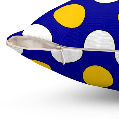 Bosnia And Herzegovina Retro Polka Dots Cushion Pillow