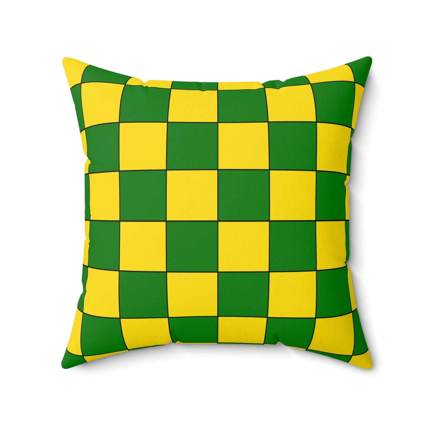 Cocos Islands Retro Check Cushion Pillow