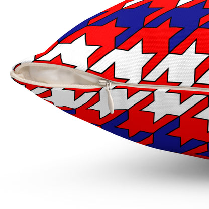 Croatia Retro Houndstooth Cushion Pillow