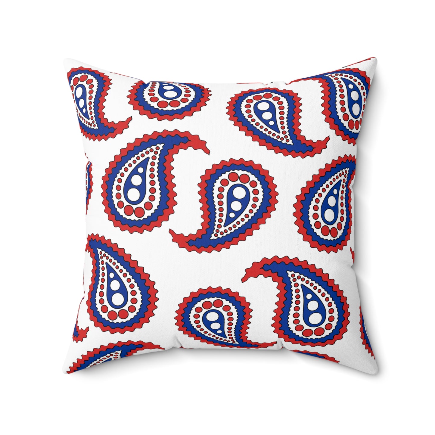 Faroe Islands Retro Paisley Cushion Pillow