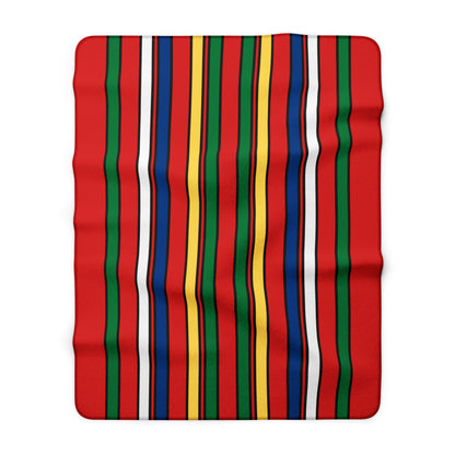 Seychelles Retro Stripes Blanket Throw
