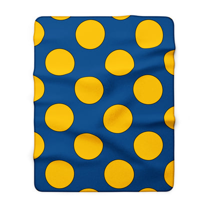 Sweden Retro Polka Dots Blanket Throw
