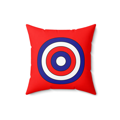 Croatia Retro Target Cushion Pillow