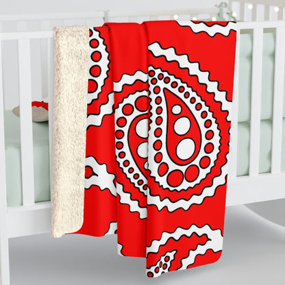 Switzerland Retro Paisley Blanket Throw