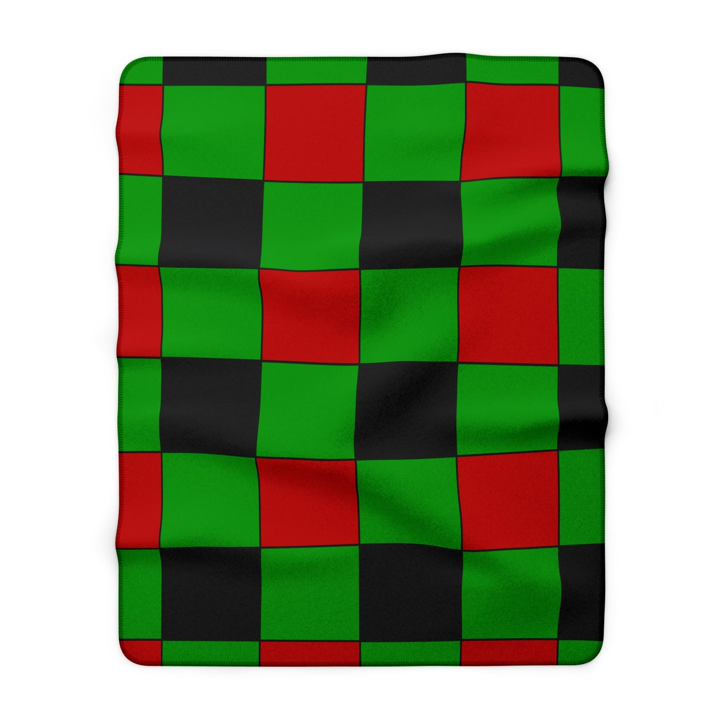 Afghanistan Retro Check Blanket Throw