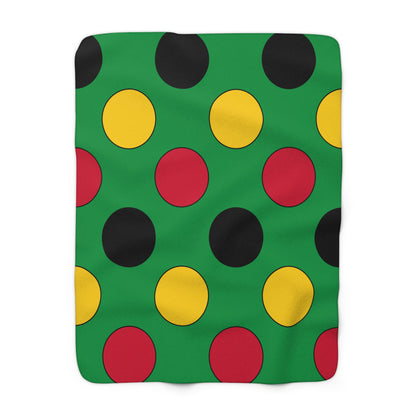 Vanuatu Retro Polka Dots Blanket Throw