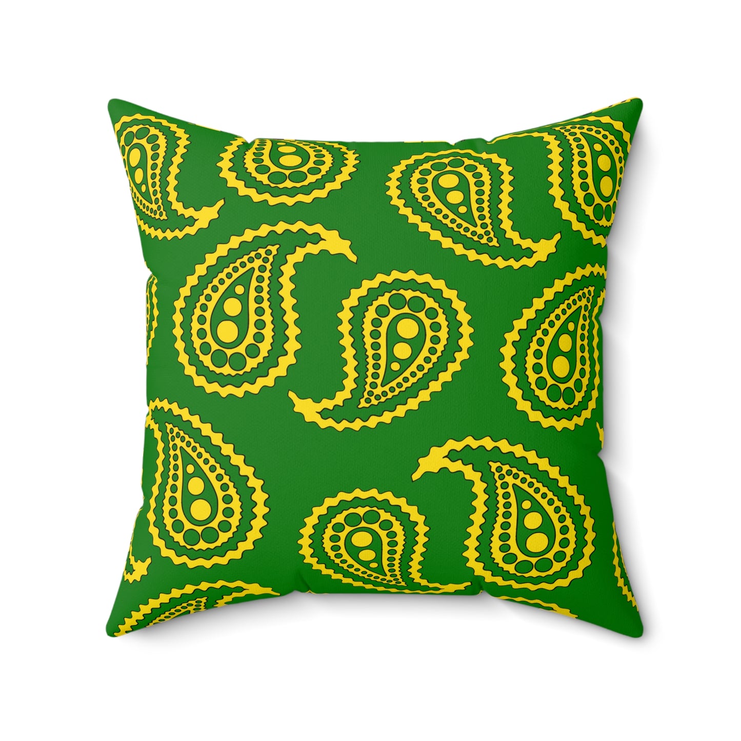 Cocos Islands Retro Paisley Cushion Pillow