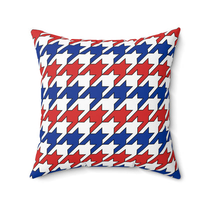 Faroe Islands Retro Houndstooth Cushion Pillow