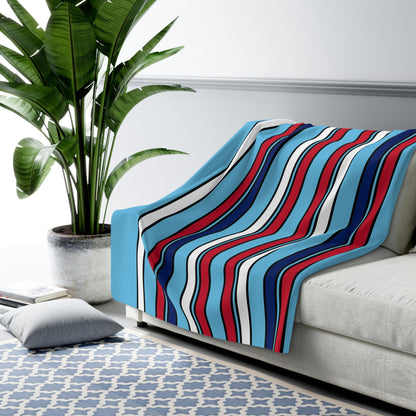 Fiji Retro Stripes Blanket Throw