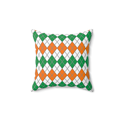 Ireland Retro Argyle Cushion Pillow